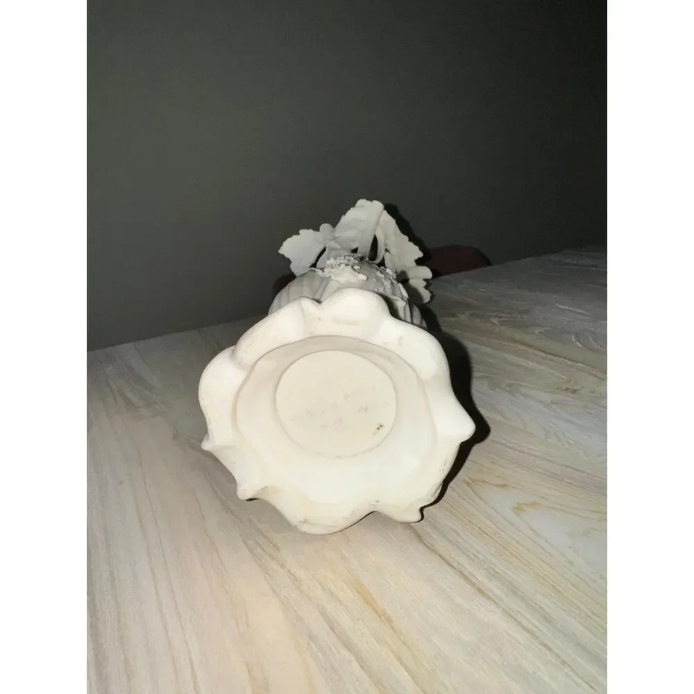 Antique 19th Century Samuel Alcock Vase Floral Cut Out Unique One of a Kind FLAW
